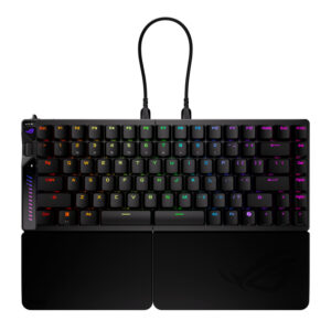 Teclado gaming asus rog falcata inalambrico rgb negro ingles