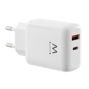 Cargador ewent ew1329 45w usb tipo a - usb tipo c