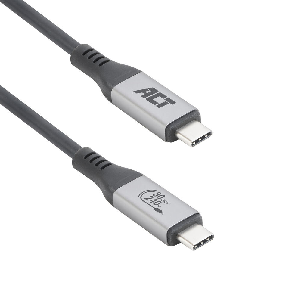 Cable usb - c usb 4.0 80gbps 240w usb - if 1.5m act connectivity