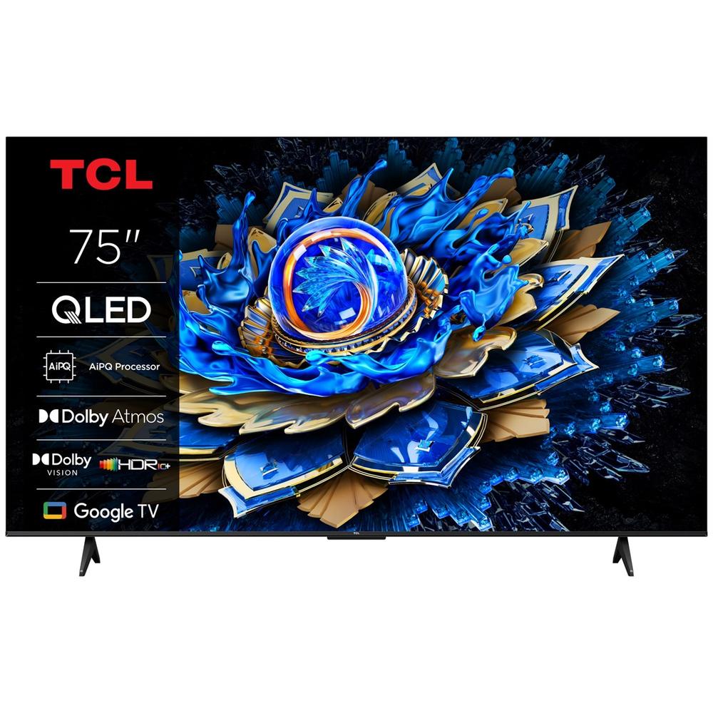 Tv tcl 75 pulgadas qled 4k uhd - 75t69c - google tv