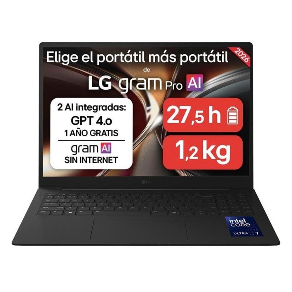 Portatil lg gram pro 16zd90u - g u7 - 355 - 32gb - 512gb ssd - 16 pulgadas - freedos