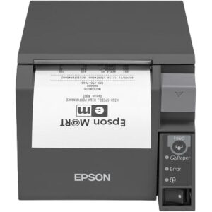 Impresora ticket epson tm - t70ii termica directa usb + serie gris oscuro