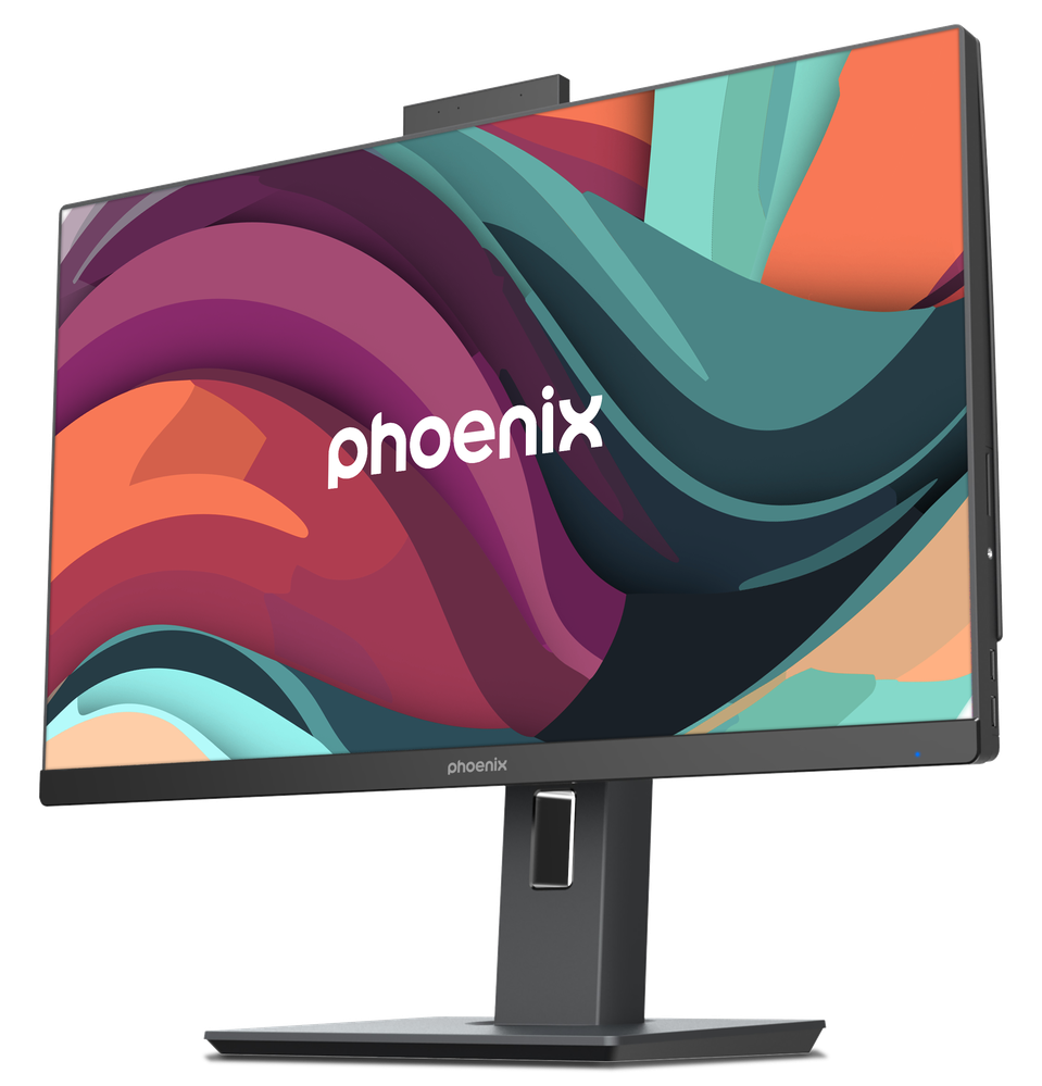 Ordenador pc all in one aio phoenix unity 27 pulgadas fhd ajustable altura y rotativo - web cam - intel i5 14400 - 16 gb ddr5 - 1 tb ssd win11pro