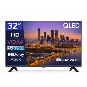 Tv daewoo 32 pulgadas qled fhd - 32vb56hq - smart tv