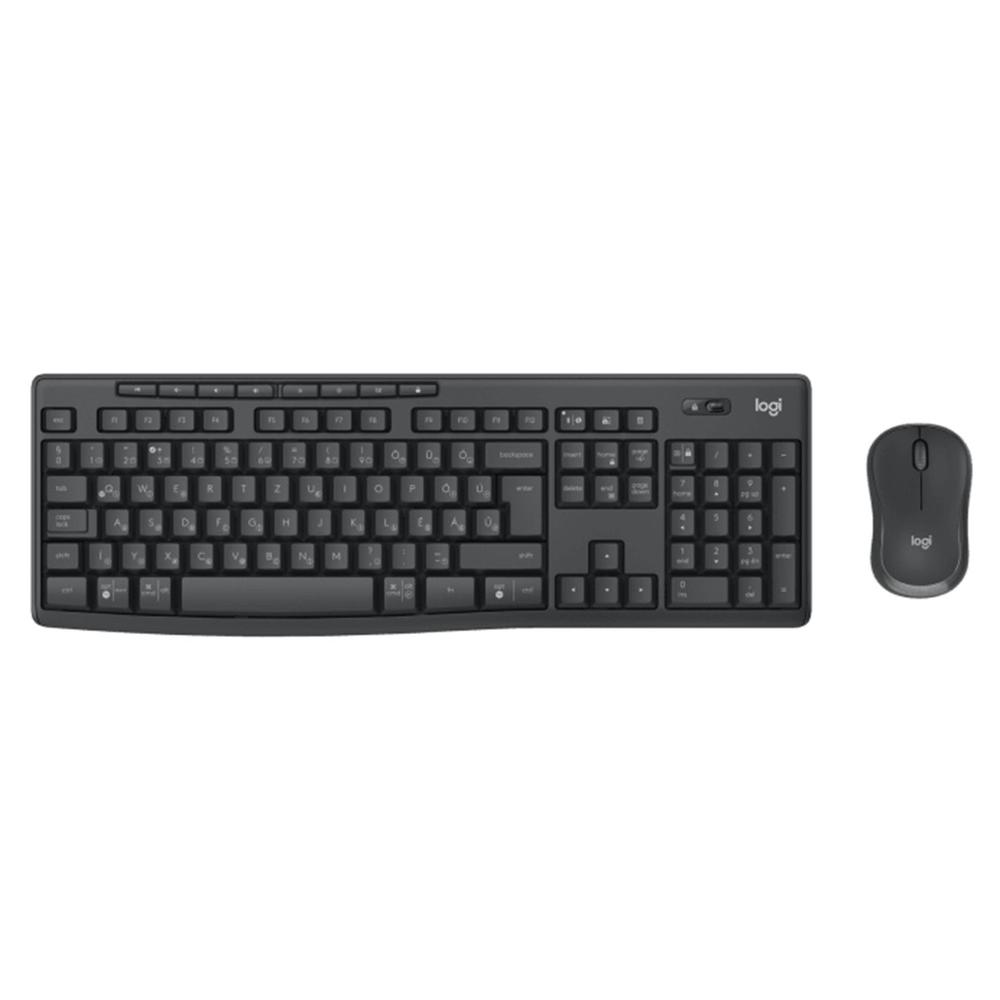 Teclado + raton logitech mk370 combo for business portugues negro