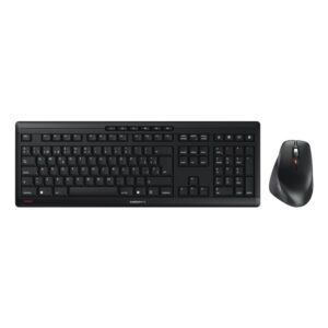 Teclado + raton cherry stream desktop comfort inalambrico negro