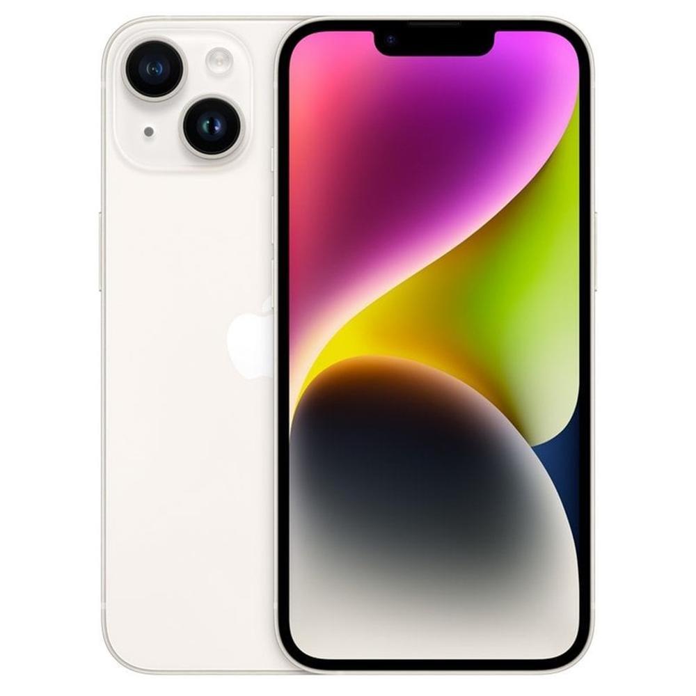 Telefono movil smartphone apple iphone 14 5g - 128gb - 6.1 pulgadas blanco acondicionado ab