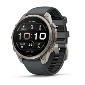 Smartwatch garmin fenix 9 pro amoled 47mm titanium correa gris