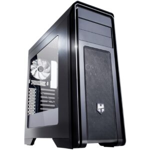 Caja ordenador gaming nox hummer zx atx usb 3.0 negra sin fuente ventana acrilica
