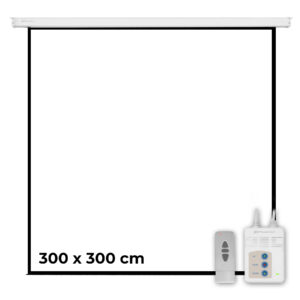 Phoenix - pantalla electrica videoproyector pared y techo 169´´ ratio 1:1 4:3 16:9 3m x 3m