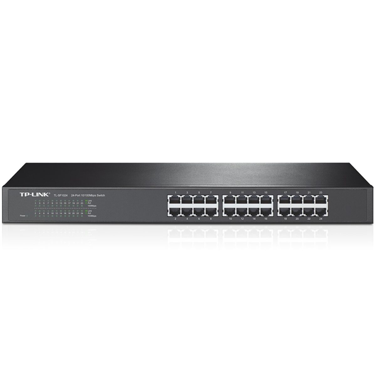 Switch 24 puertos 10 - 100 19 pulgadas tp link
