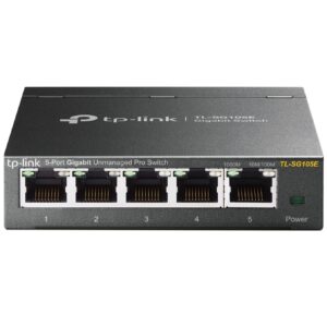 Switch 5 puertos 10 - 100 - 1000 tp - link gris