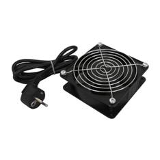 Ventilador caja para rack wp 220v - 120x120x38mm enchufe schuko 2m