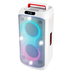 Altavoz bluetooth trolley aiwa kbtus-490 bt 5.0 40w rms bateria tws fm usb tf mic rgb negro
