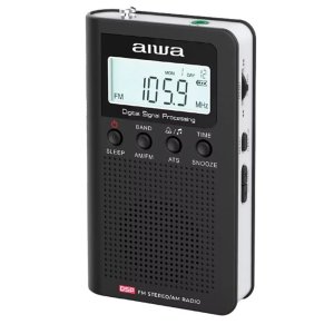 Radio digital portatil aiwa rsd-45bk pantalla lcd altavoz auriculares