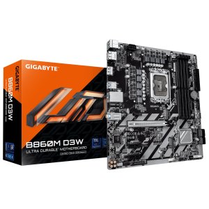 Pb microatx gigabyte b860m d3w lga1851 4xddr5 2xm.2 pcie 5.0 dp hdmi