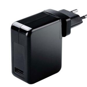 Cargador para portátil universal automático 70W / USB / Negro / MT661