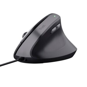 Raton óptico Usb vertical Trust Bayo II Ergonómico / USB / 2400 dpi / Negro / 25144