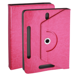 Funda tablet ajustable giratoria ONE+ 7 pulgadas rosa