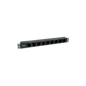 Regleta 9 tomas Equip / Para rack / 1.8 m /  Negra / 333282