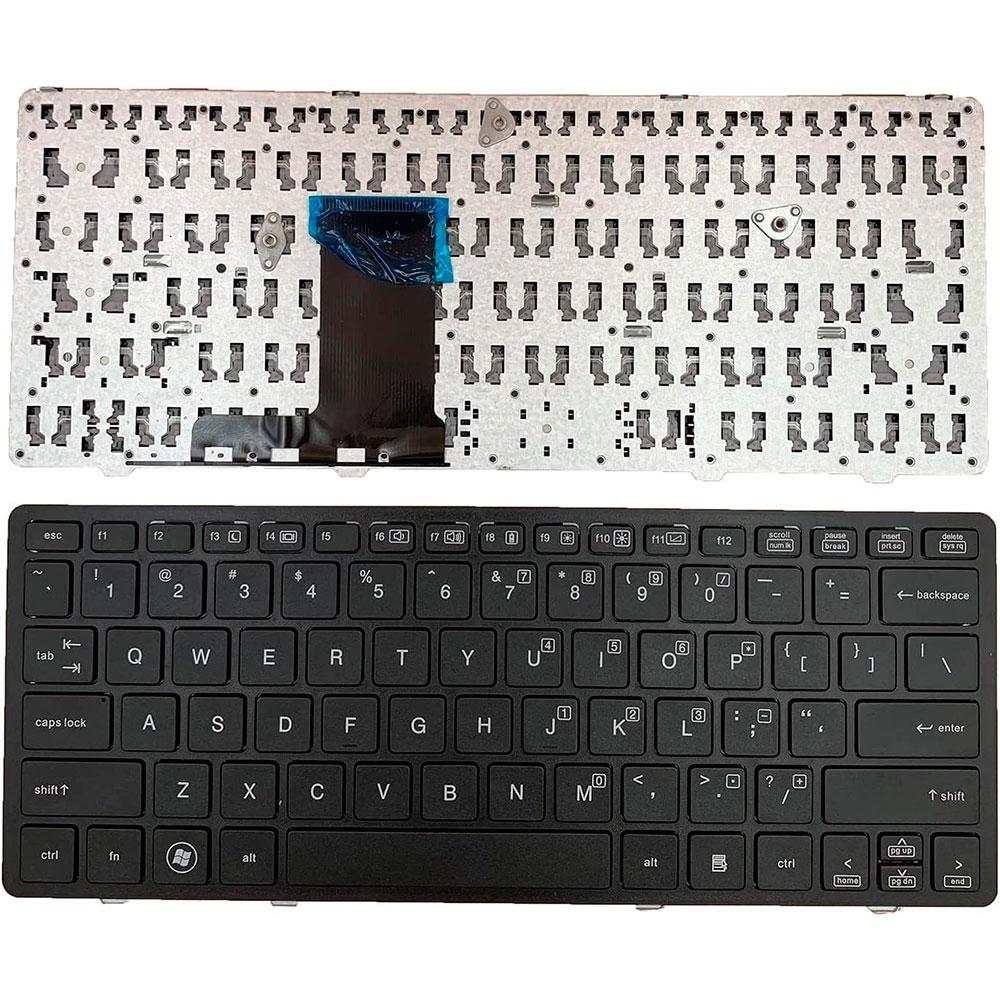 Teclado compatible para portátil HP Elitebook 2560p / 2570p / US Ingles / 701979-001 / 638512-001 / 651390-001