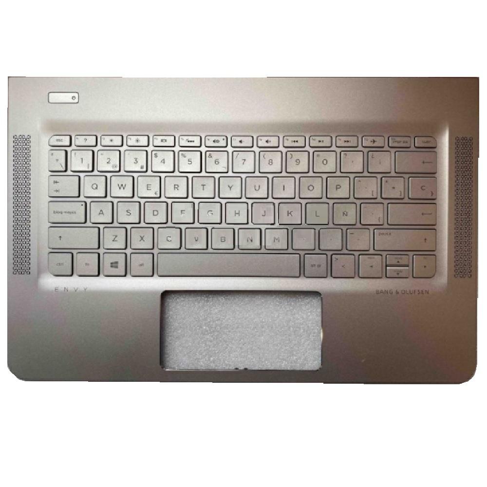 Top case + Teclado compatible para portátil HP 13-AB Plata
