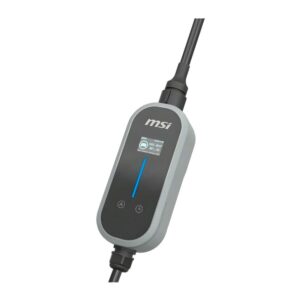 Cargador Coche Eléctrico MSI EVSE EZgo Gris 3,6kW Tipo 2 Cable 5m / 9S6-C80612-013