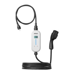 Cargador Coche Eléctrico MSI EVSE EZgo Blanco 3,6kW Tipo 2 Cable 5m / 9S6-C80611-014