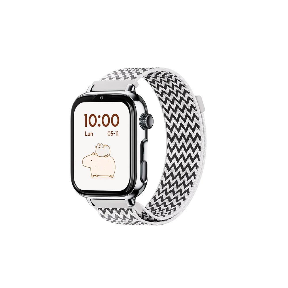 Smartwatch SaveWatch Plus 2 llamada y GPS / Savefamily / 680 mAh / NanoSIM / Tela / Plata / Zig Zag
