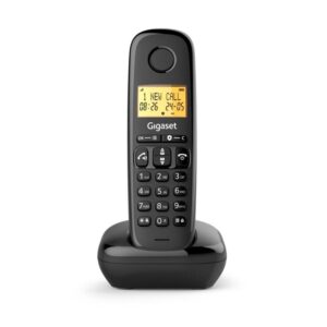 Telefono Inalámbrico Dect Gigaset Basic 100 / Idenficador de llamadas / Pantalla retroiluminada / Negro