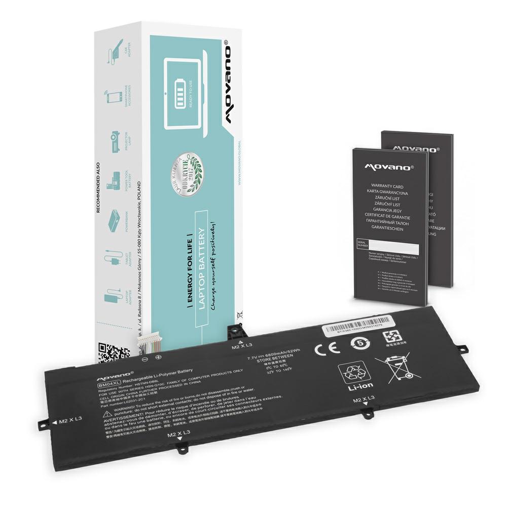 Batería compatible para portátil HP BM04XL 7.7V 6800mAh Movano