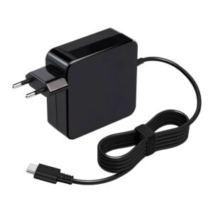 Cargador genérico para portátil universal automático 65W 20V 3.25A  Type-C / Tipo enchufe pared / Cable trenzado