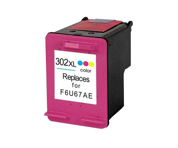 Tinta reciclada genérica para HP N302 XL Color f6u67ae