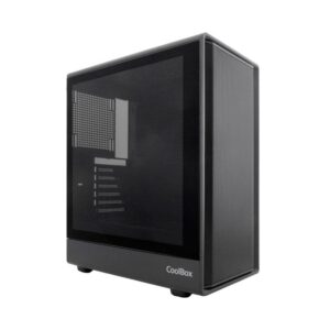 Caja ATX Gaming Coolbox Ga700 Darkside / Lateral cristal templado / Negro / COO-CHA-GA700-0