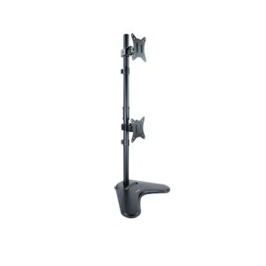 Soporte de mesa con base para 2 pantallas 17"-32" / Tooq / DB1703TNV-B / Negro