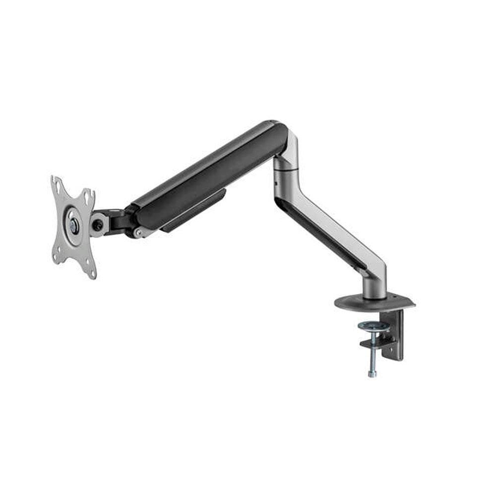 Soporte de mesa para pantalla 17"-32" / Giratorio e inclinable / 1 Brazo / Tooq / Gris / DB4032TNR-G