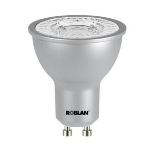 Bombilla LED dicroica Roblan gu10 / 7w / luz frio / 4100k / 550lm / 220-250v ECOSKYF100