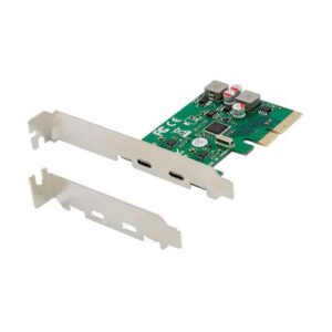 Tarjeta controladora Conceptronic Pci Express Type-C / 2 Puertos / Incluye soporte LP / Autoalimentada   EMRICK08G