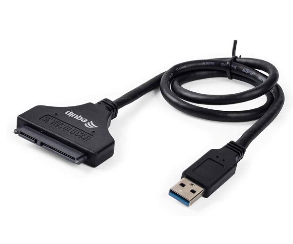 Cable adaptador USB 3.0 a Sata / SSD- HDD 2.5" / Equip Eq133471