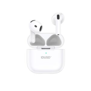 Auricular inalámbrico IDUSD ECO Lite 6H Music / TWS / Bt 5.3 / 300 mAh / Blanco / H105B