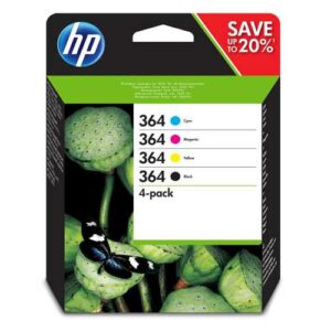 Tinta Original Hp pack n364  negro / cian / magenta /amarillo - n9j73ae