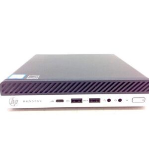 Ordenador Reacondicionado MINI HP 600 g5 / i5-9th / 16Gb / 512Gb M.2 / Win 11 Pro / Sin cable trebol / Grado B USB Trasero Roto / Con VGA