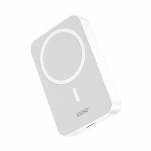 PowerBank IDUSD Eco Power 10.000 mah / 20W PD / 15W Carga Inalambrica / Magnético / Blanco / P24B