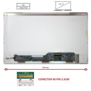 Pantalla compatible para portátil LED 13.3" 40 Pines HD