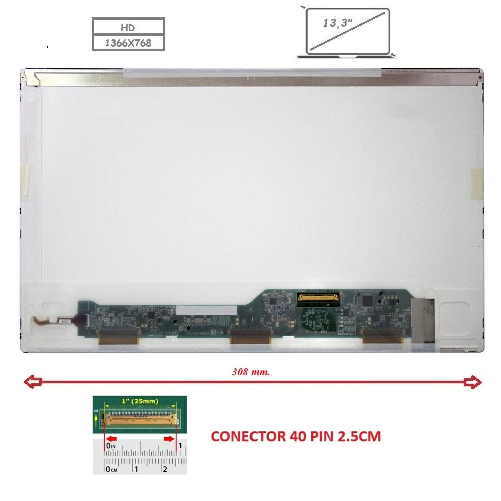Pantalla compatible para portátil LED 13.3" 40 Pines HD