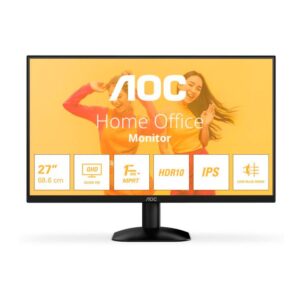 Monitor AOC Q27B35E / 27" / 2K QHD / 75Hz / HDR10 / 1ms / HDMI-DP / Negro