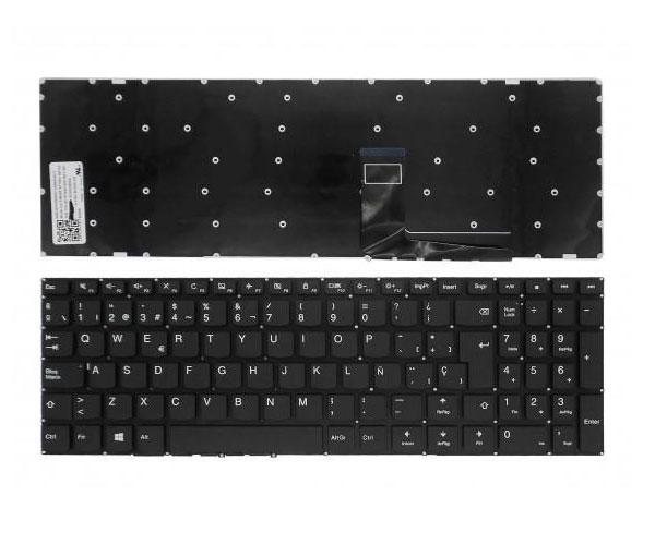 Teclado compatible para portátil LENOVO V110-15iap / V110-15ast / V110-15ikb / V110-15isk / 5cb0l78380v2 / Sin marco / Retroiluminado