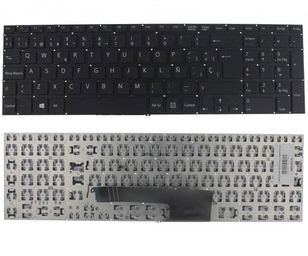 Teclado compatible para portátil SONY Svf15 Negro / sin marco