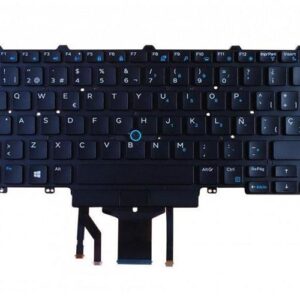 Teclado compatible para portátil DELL Latitude E7250 / E7450 / E5450 / Retroiluminado + Pointstick