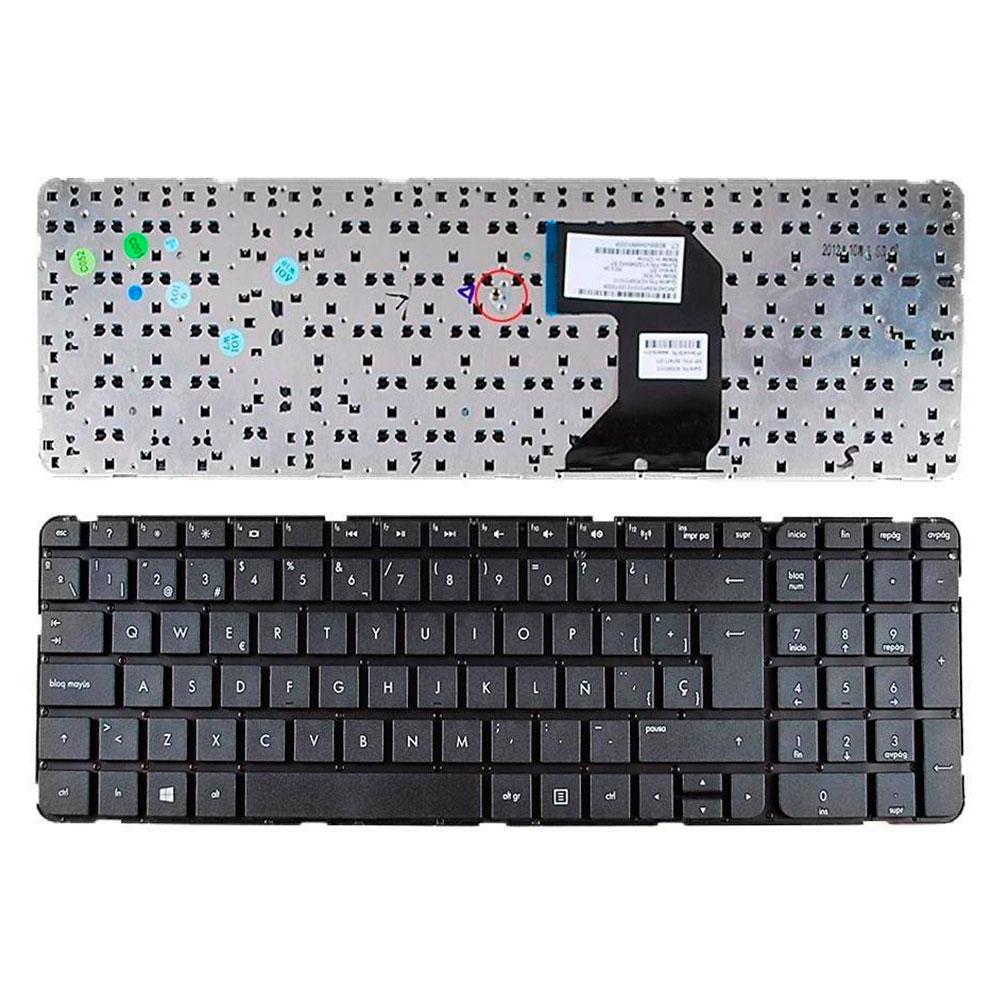 Teclado compatible para portátil HP g7 /g7-2000 /g7-2100 /g7-2200 negro sin marco